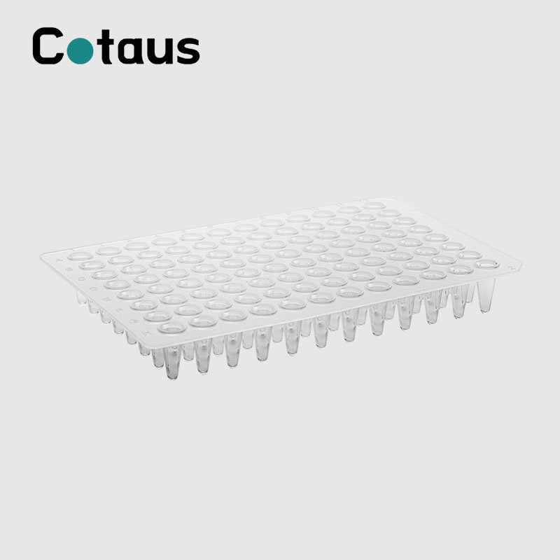 96 Bhuel 0.1ml Trédhearcach Uimh Sciorta PCR Pláta